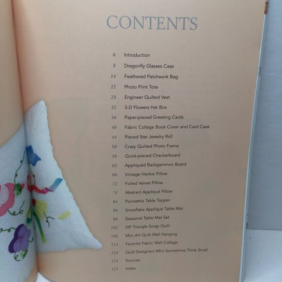 2004 When Quilt Designers Think Small 20 Innovative Projects Decorate Paperback - Picture 4 of 15